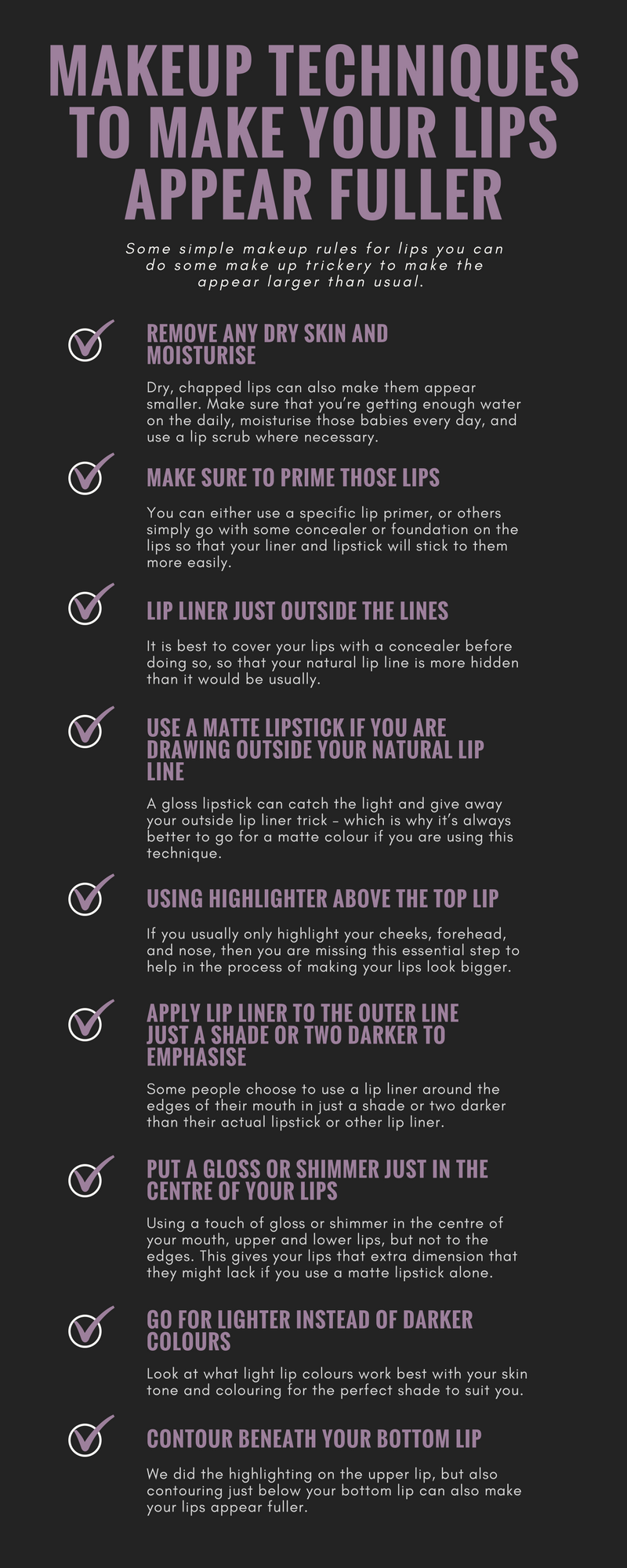 Makeup Techniques to Make Your Lips Appear Fuller
