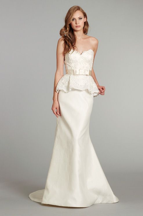 The Perfect Wedding Dress - The Peplum Dress