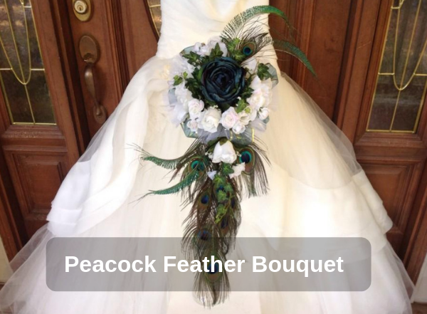 Peacock Feather Bouquet